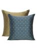 Art Silk Reversible Solid Handmade Cushion Cover For Home Decor 