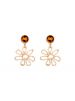 Floral Fashion Resin Dangle Women Earrings For Gift