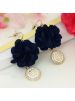 Stunning Flower Fabric Fashion Earrings For Womens