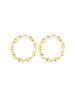 Twisted Hoop Metal Round Earrings for Women Jewelry