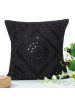 Floral Mirror Work Cotton Cushion Cover Bohemian Decorative Square Throw Pillow Covers Online
