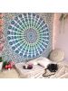 Boho Mandala Tapestry Peacock Wall Hanging College Dorm Room Tapestries Beach Blanket Queen Size Bedspreads