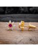 Women Snowflake Shape CZ Cubic Zirconia Stud Earrings Jewelry For Gift