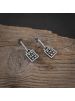 Round Buguette Lady Elegant Geometric Fashion Cubic Zirconia Stud Earrings For Women  