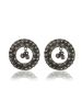 Rajasthani Tribal Round Oxidised Black Traditional Earrings 