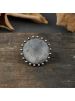 Oussum Black Oxidised Round Adjustable Jewelry Ring For Women