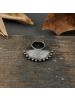 Women Adjustable Oxidised Black Traditional Finger Ring